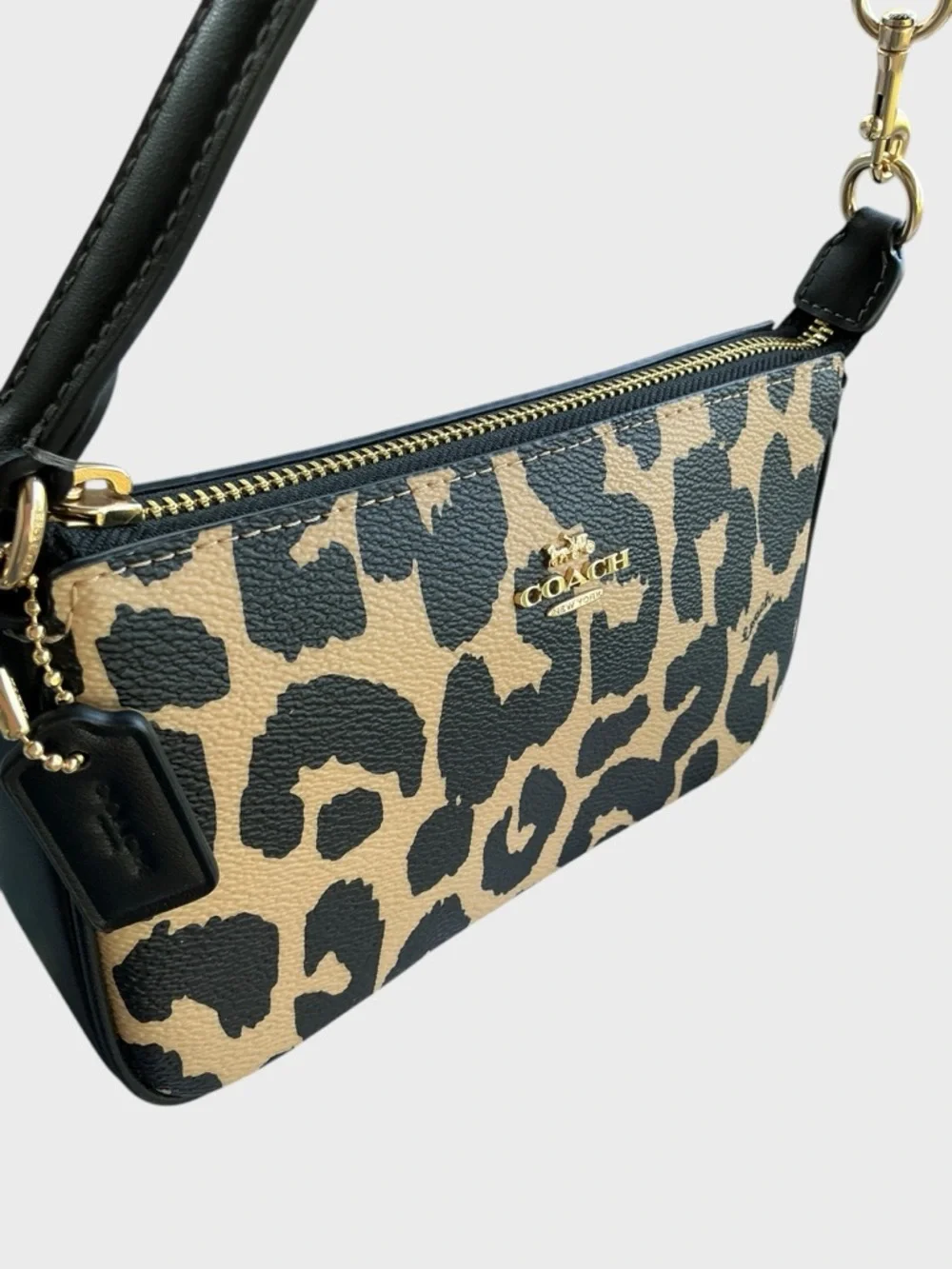 Coach Leopard Nolita 19 Wristlet + Matching Wallet Set NWT